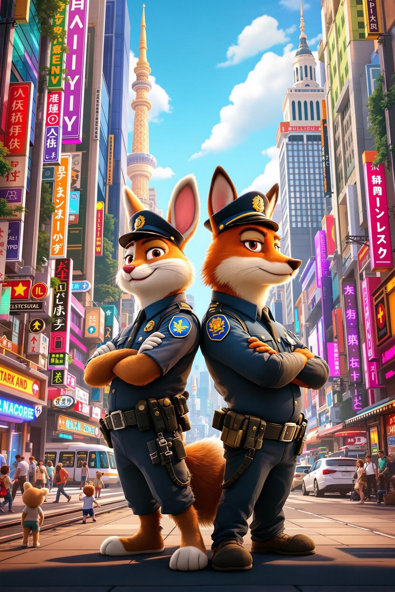 疯狂动物城 - Zootopia 电影海报